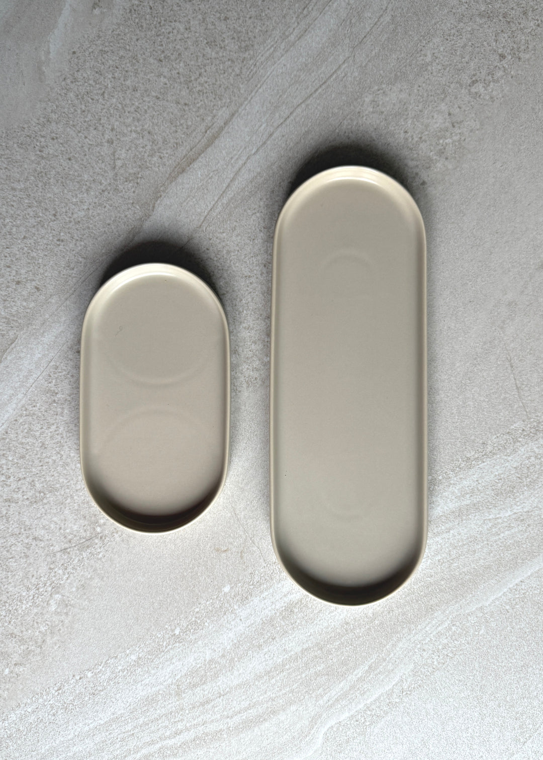 Deco Oval Catchall Tray Large