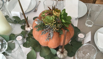 Post-Halloween Pumpkin Centerpieces