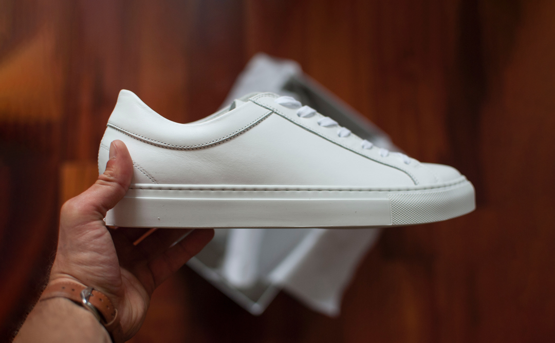 Keeping White Sneakers White