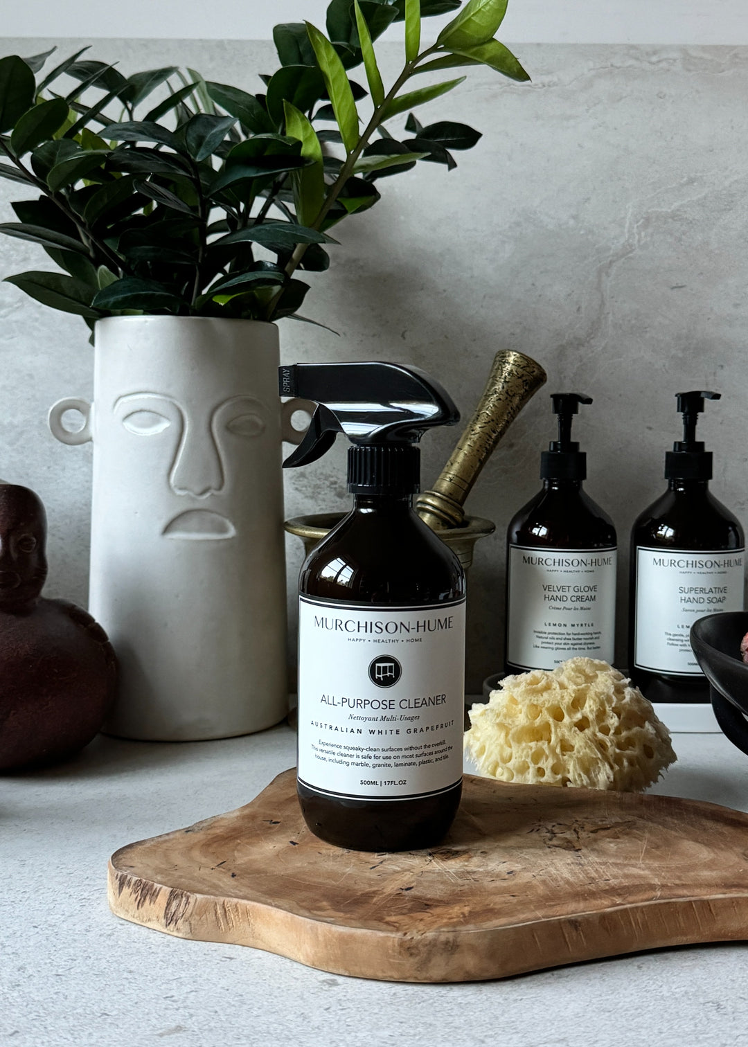 Murchison-Hume All-Purpose Cleaner spray bottle on kitchen counter with natural styling