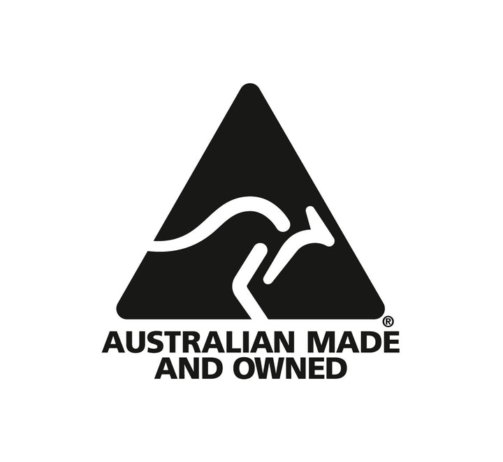 Australian Made and Owned certification logo